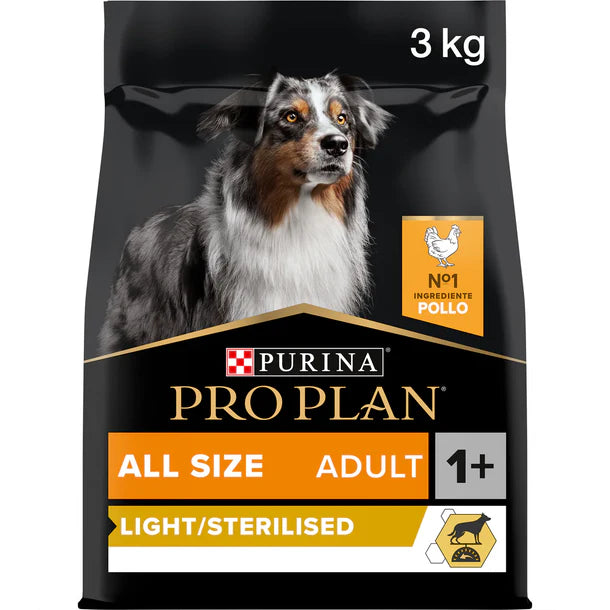 PRO PLAN ALL SIZE ADULT  (LIGHT-STERILISED) 3KG