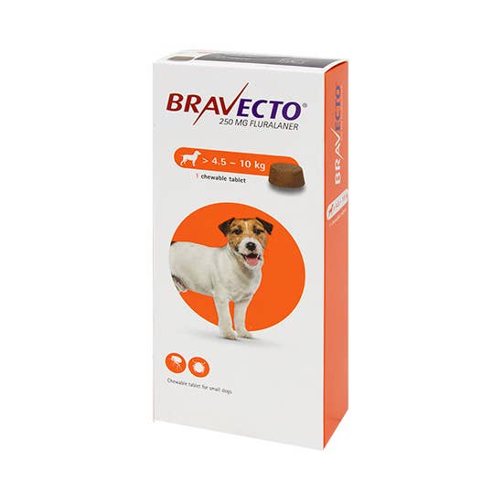 Braveecto Chewable Tab. For Small Dogs (4.5 – 10 Kg) X 1 Tab.