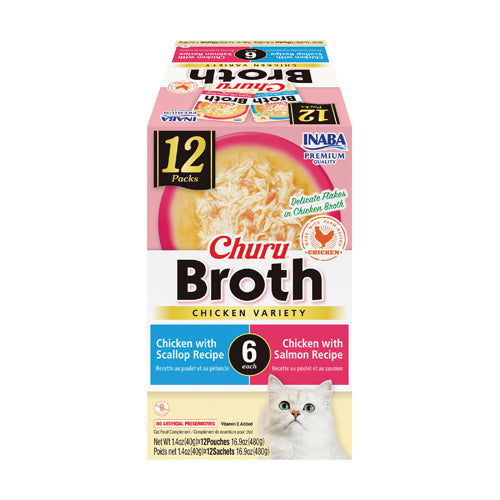 Churu Broth 12 count Chicken Variety Pack