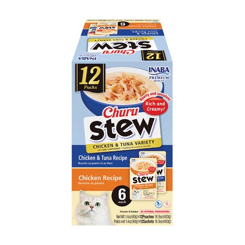Churu Stew 12 count Chicken & Tuna Variety Pack