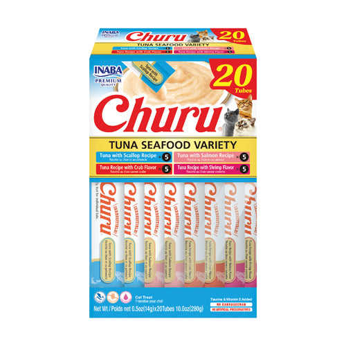 Churu 20 ct Tuna & Seafood Variety Box