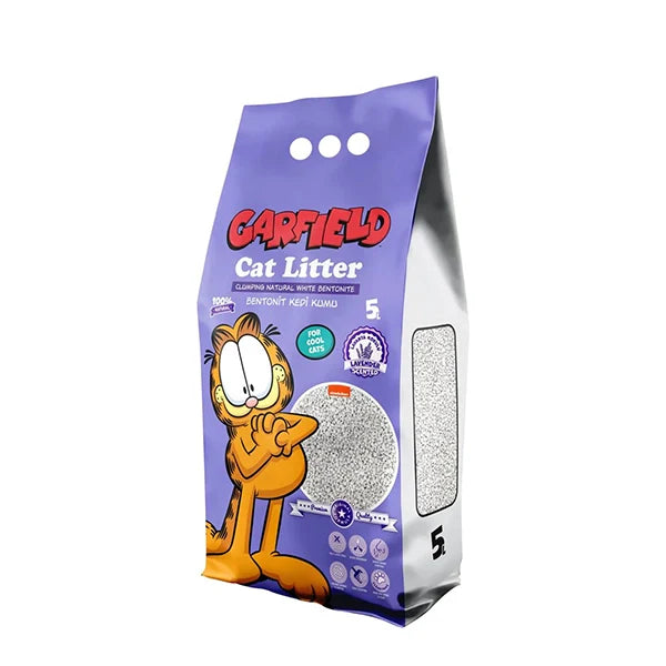 garfield litter cat lavander 5l