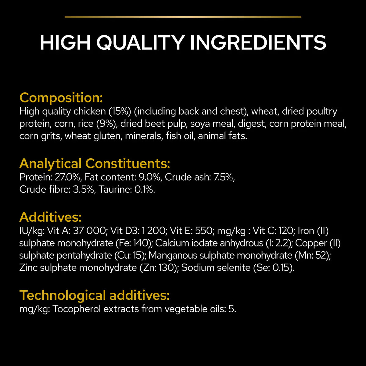 PRO PLAN ALL SIZE ADULT  (LIGHT-STERILISED) 3KG