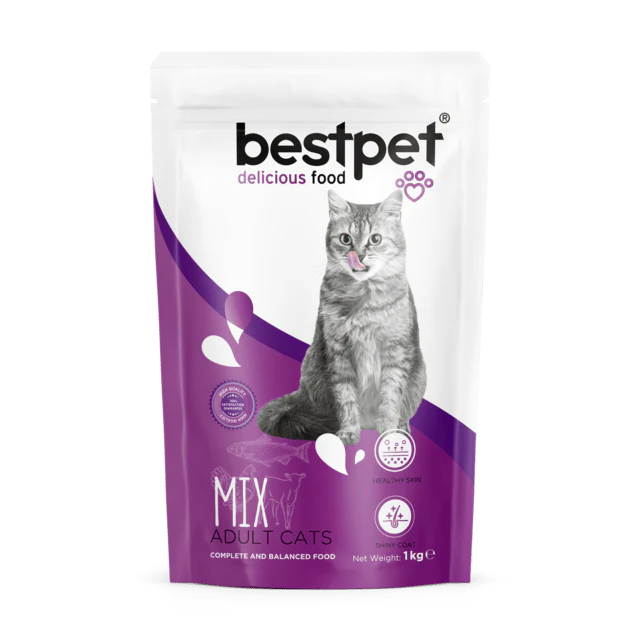 BESTPET DRY FOOD MIX FOR ADULT CAT 1KG