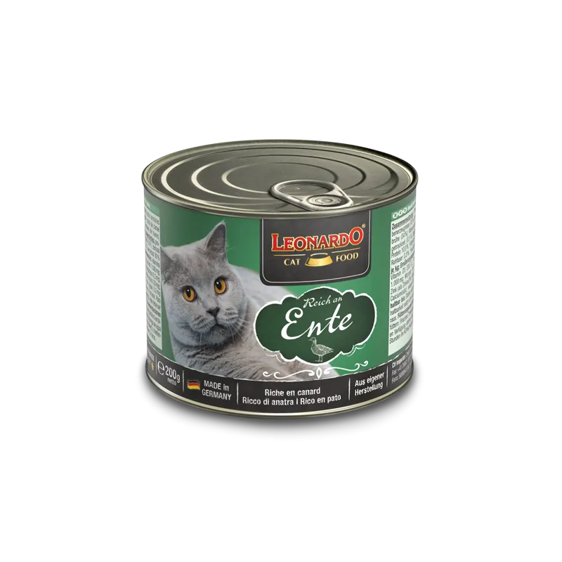 Leonardo cat food rich in duck 200g