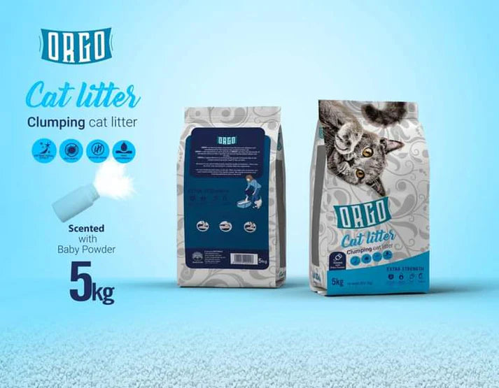 Orgo Clumping Cat Litter - Scented 5 L