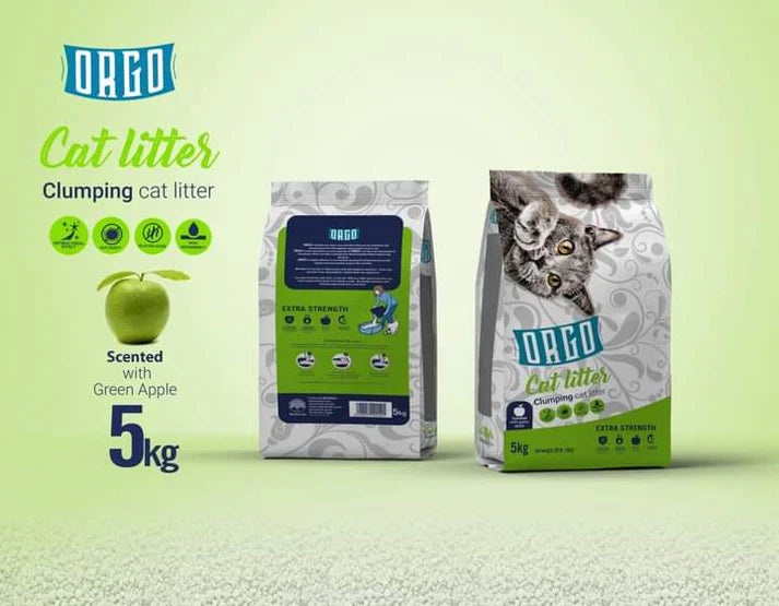 Orgo Clumping Cat Litter - Scented 5 L