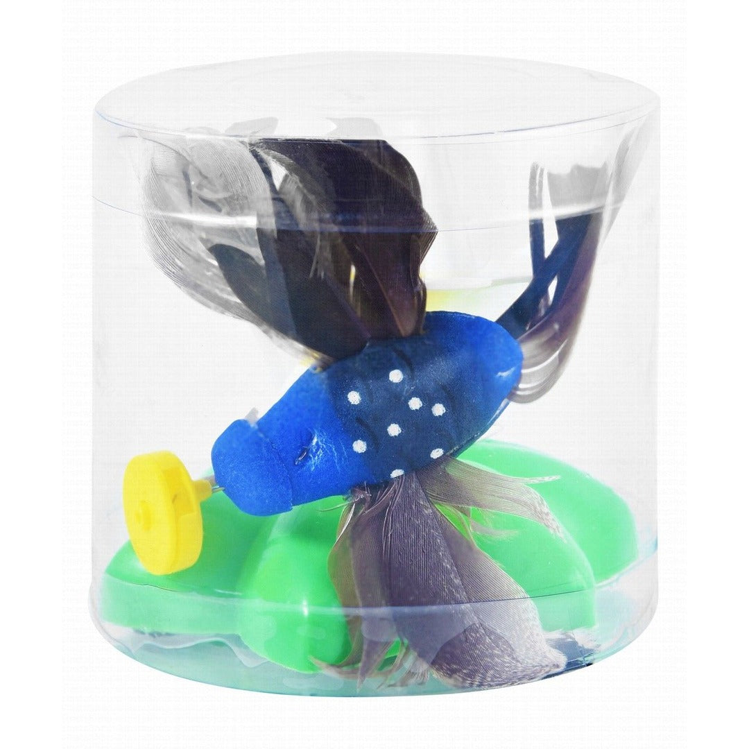 Interactive Cat Teaser Toy Bird & Flower Shaped