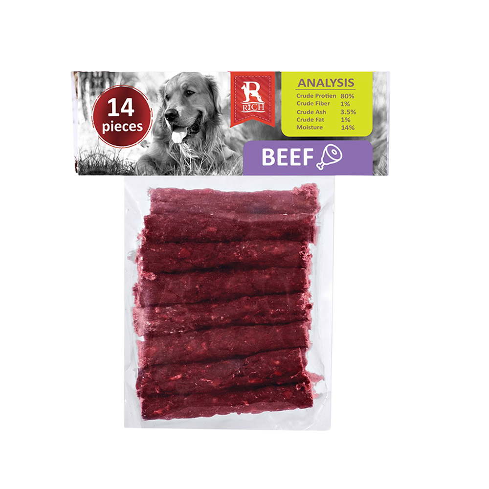 Rich Beef Chew Bones for Dogs (14 pieces)