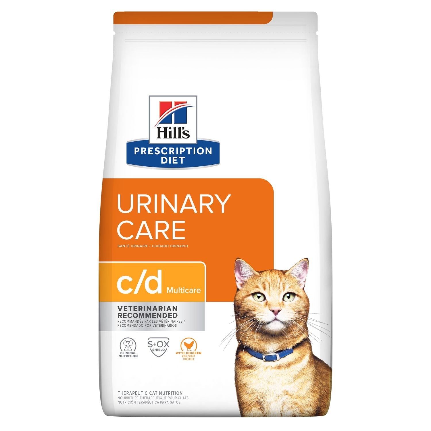 Hill's Urinary Care c/d Multicare with Chicken Dry Cat Food (1.5kg/3kg)