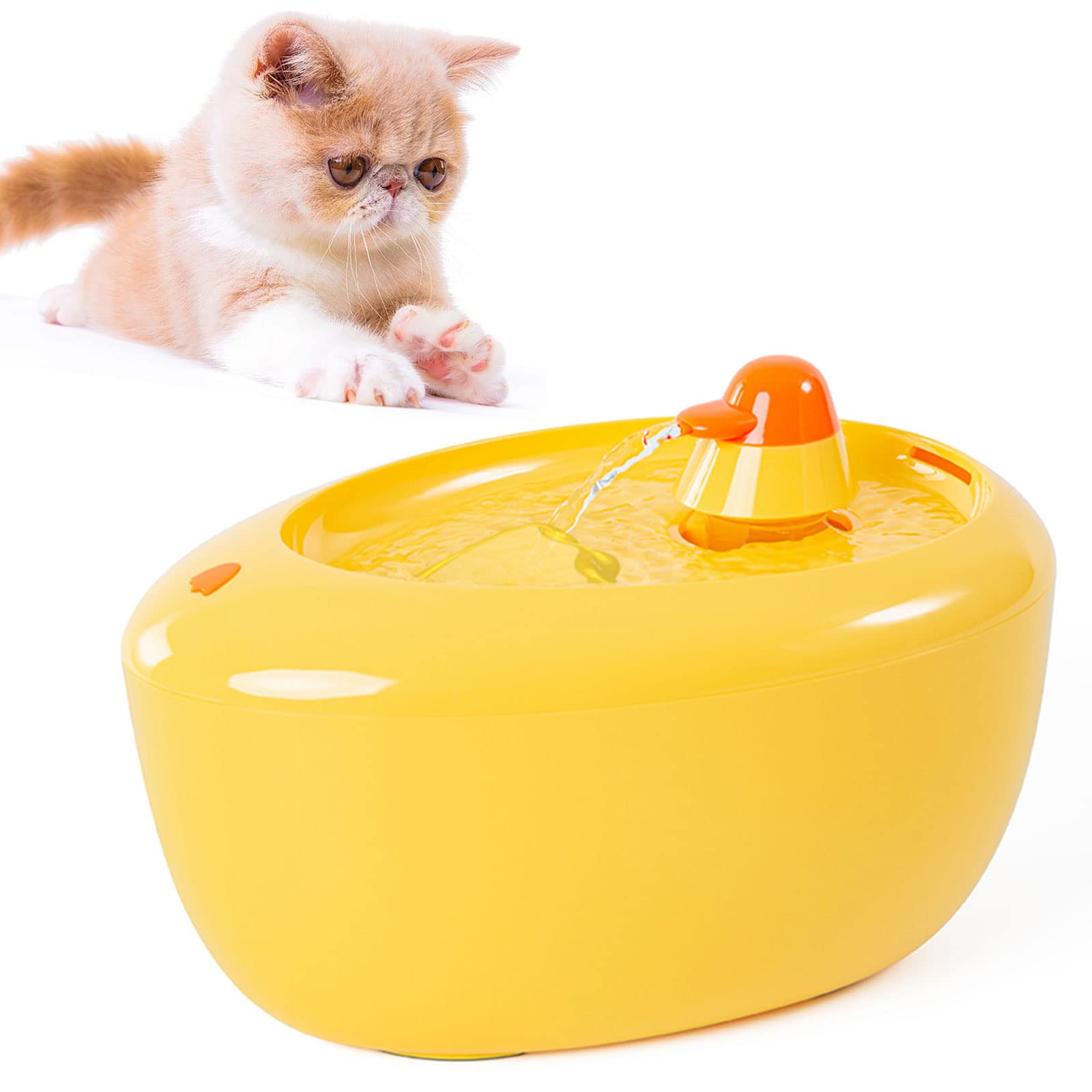 Cat Water Fountain, PETVERA Yellow