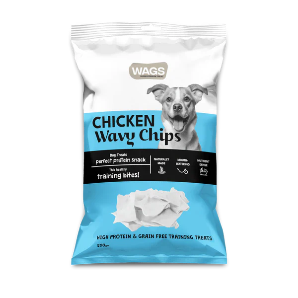 Wags Chicken Chips  5pcs 100g