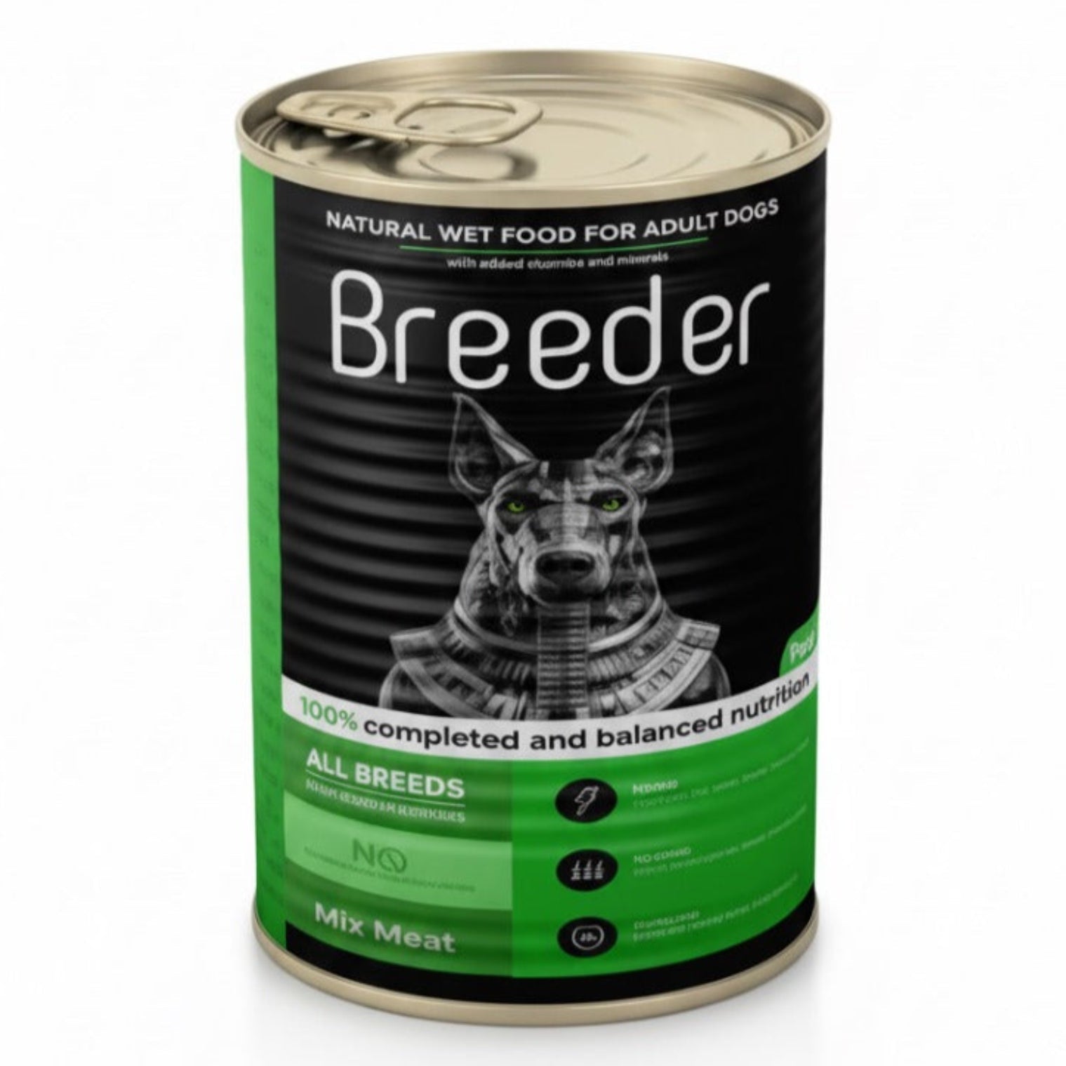 Breeder Wet Food for Dogs Mix Meat Flavor 400g