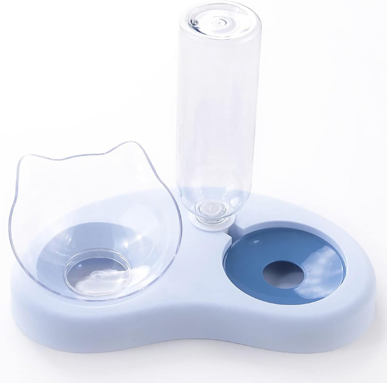 Animal Feeding Plastic 2 in 1 Pet Bowls