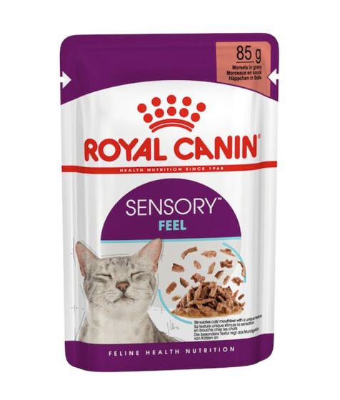 Royal Canin Sensory- Feel – Wet Food for adults Cats in Gravy (85gm / Pouch)