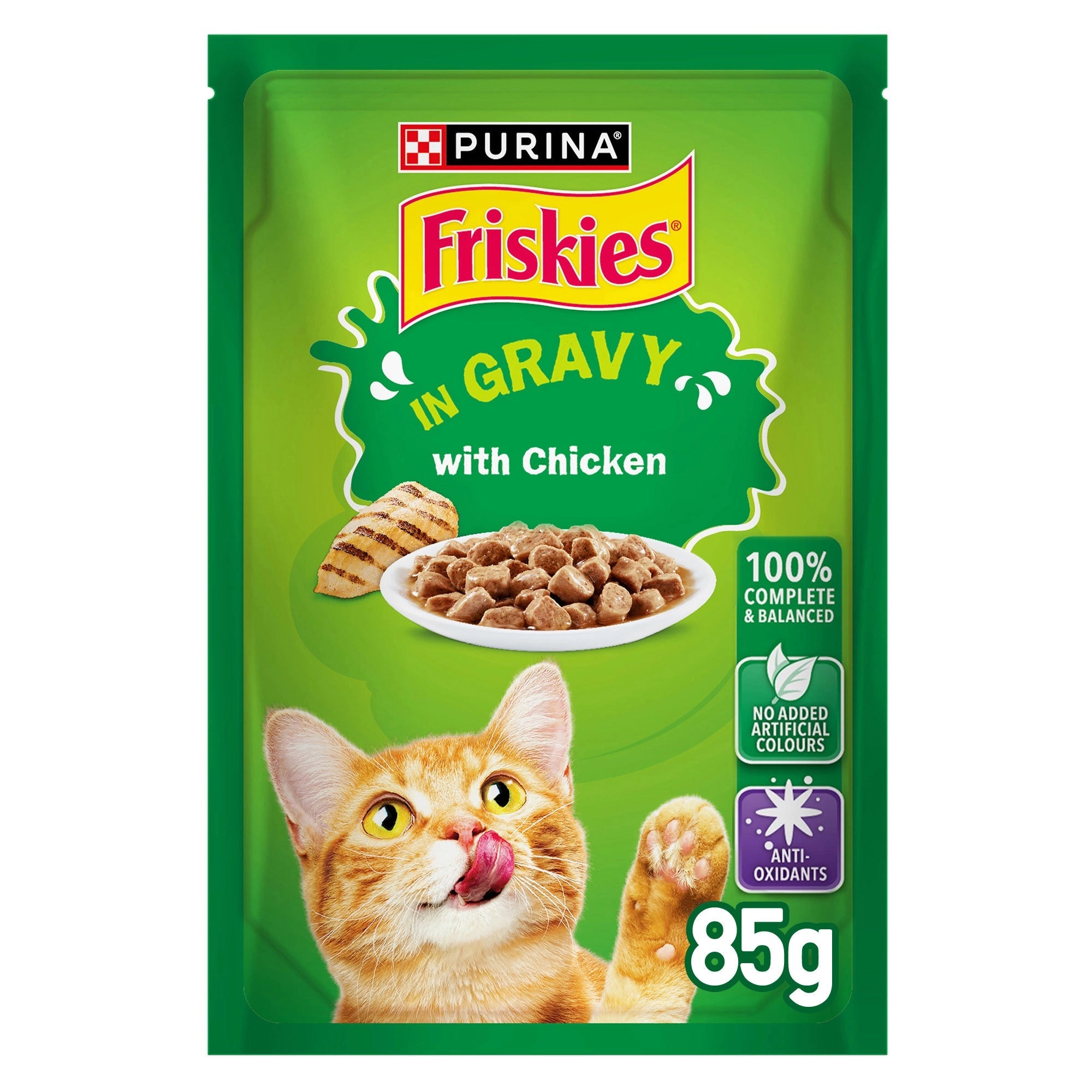 FRISKIES Chicken in Gravy Wet Cat Food 85g