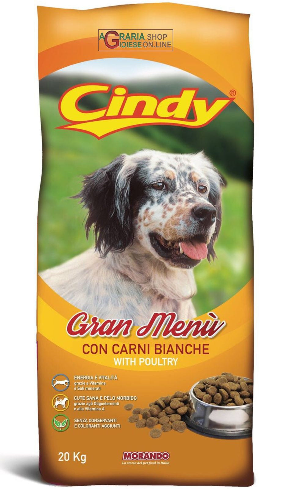 Cindy  Dry Food For Adult Dog with Poultry (20 kg)