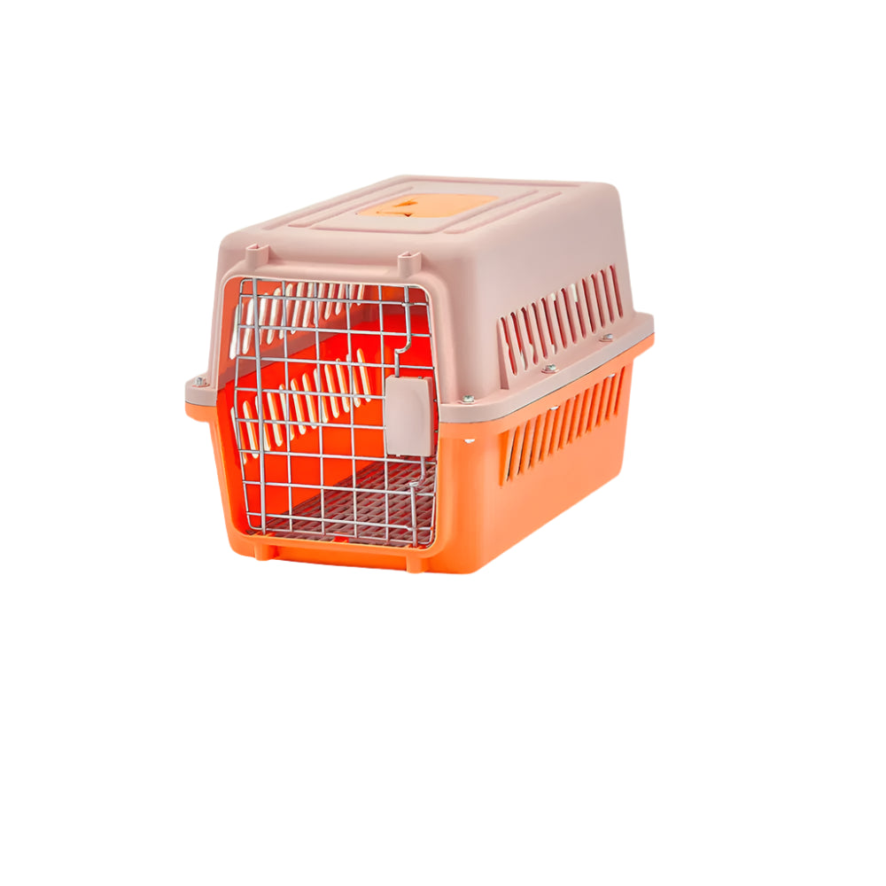 Pet Cage Air Transport Consignment Box for Cats and Dogs Portable Plastic Travel Cage