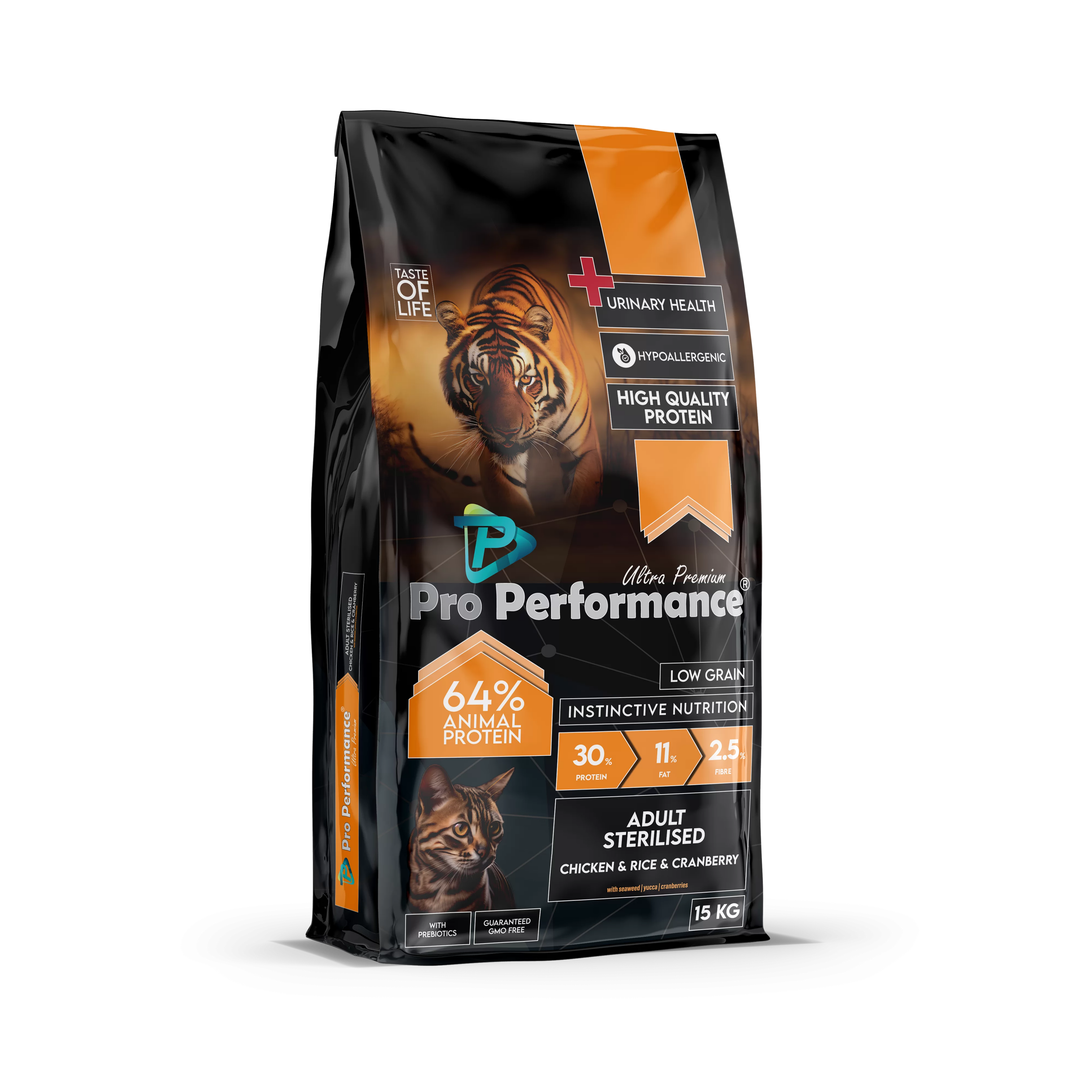 pro performance adult cat food sterilized urinary care with chicken & rice (2kg-15kg)