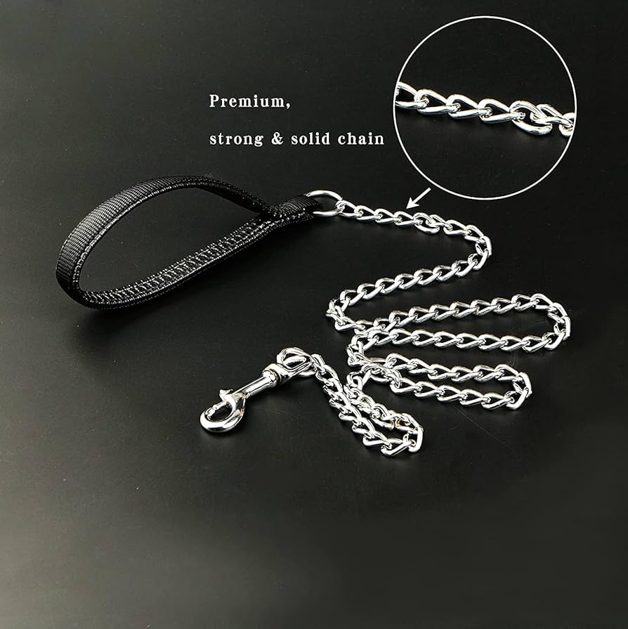 Dog Leash Heavy Duty Chain - Chew Proof