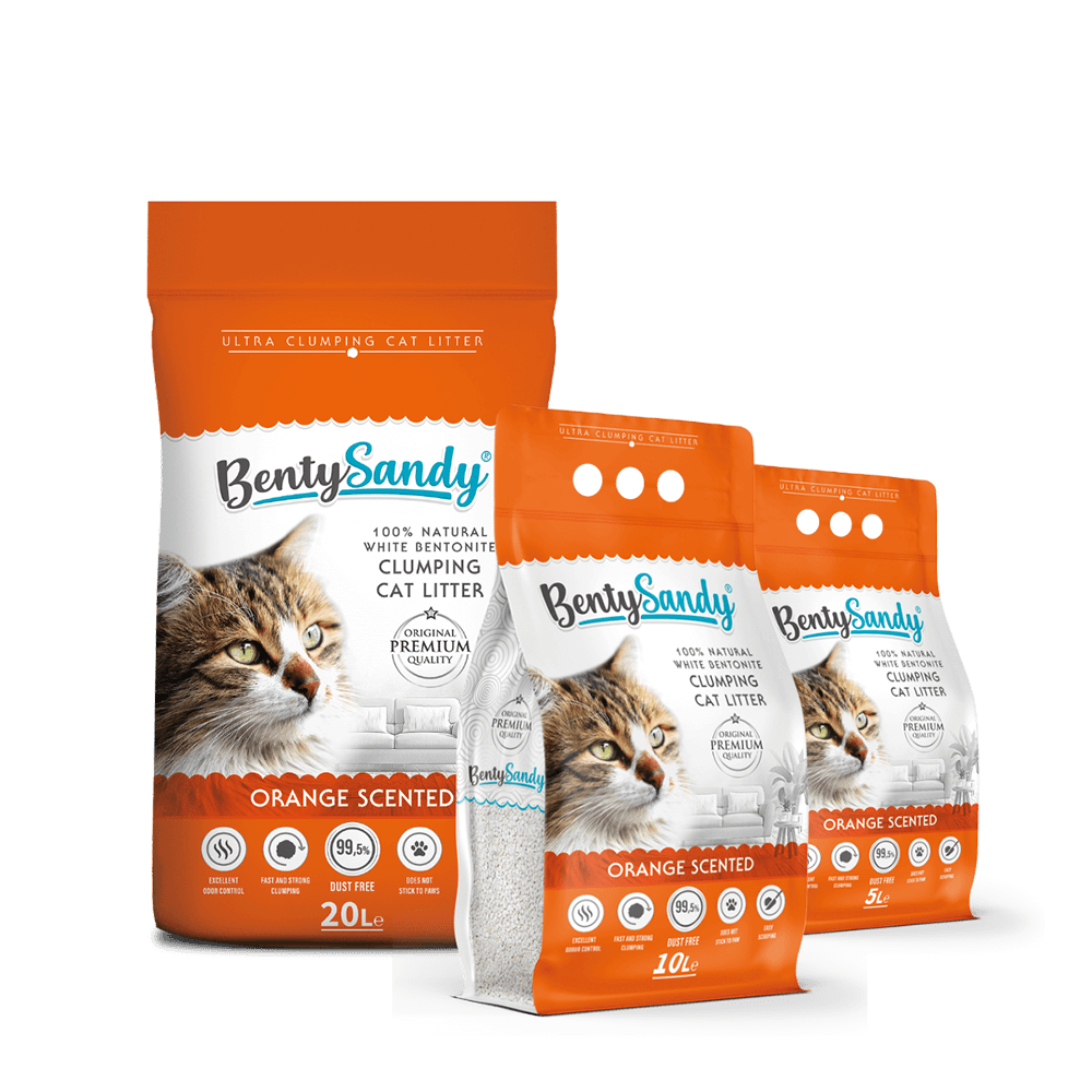 Benty Sandy Clumping Litter Orange scented