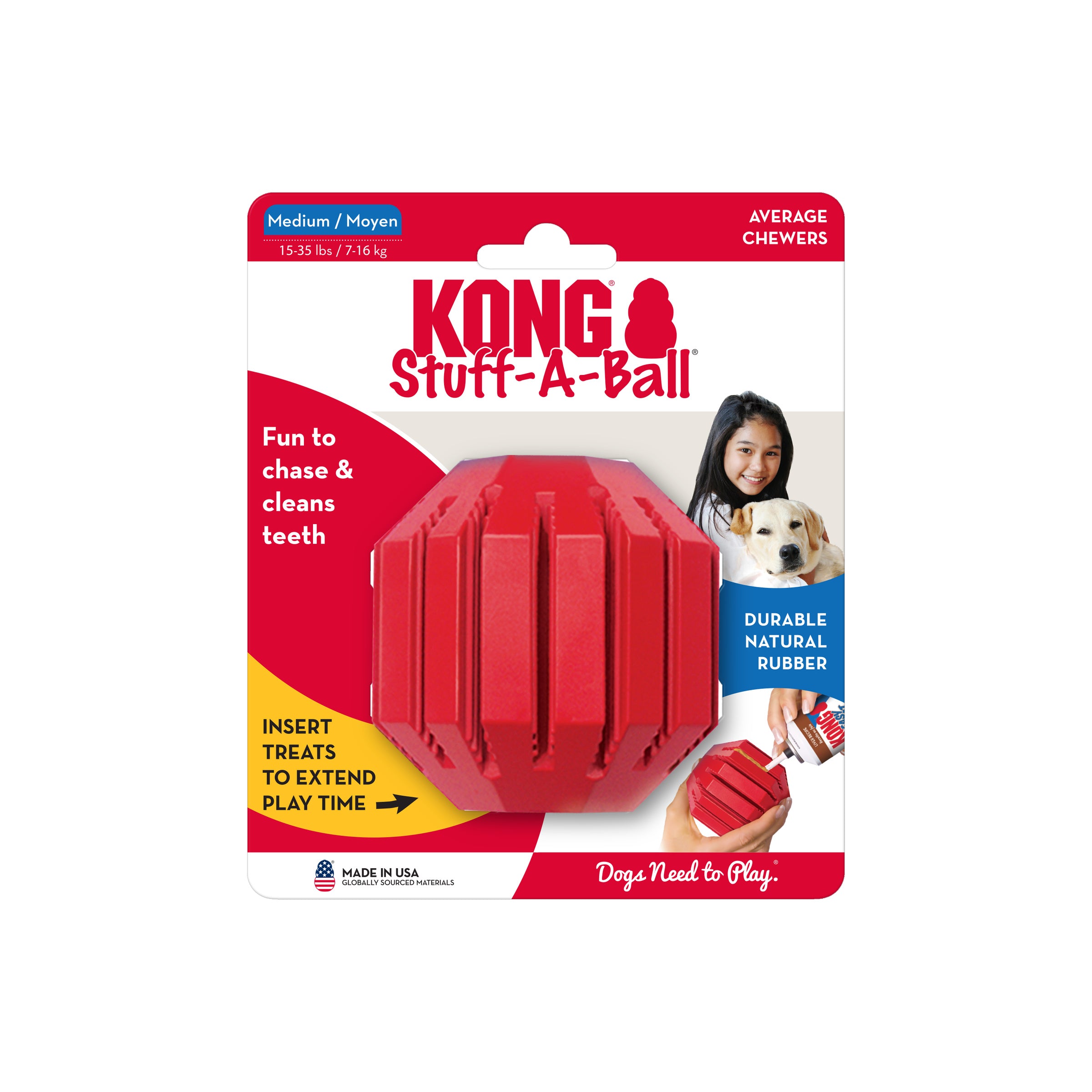 KONG Stuff-A-Ball - red