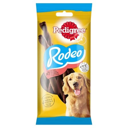 Pedigree Lamb Rodeo Dog Treats - x7 Pack 123G