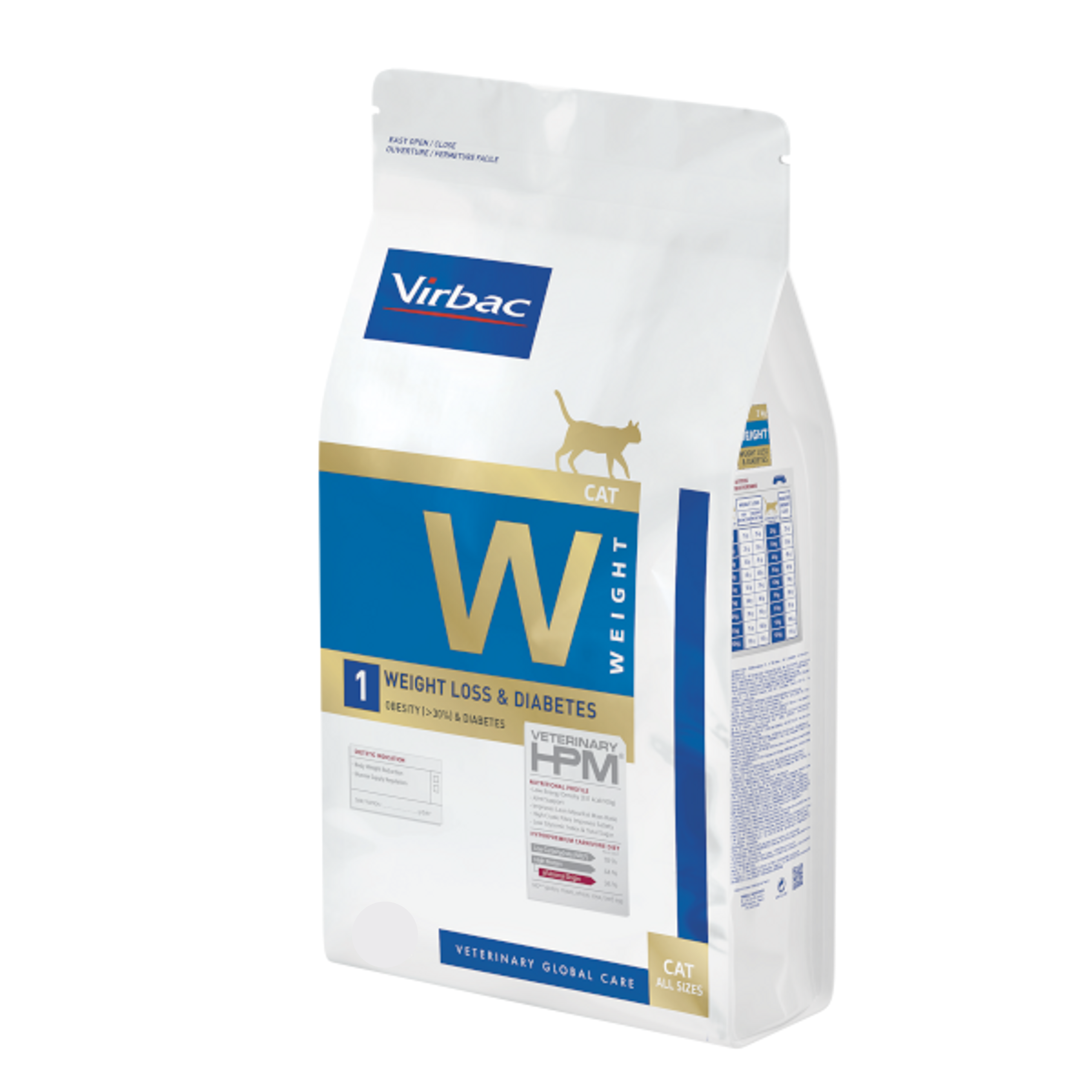 Virbac WEIGHT LOSS & DIABETES CAT W1 (1.5kg)