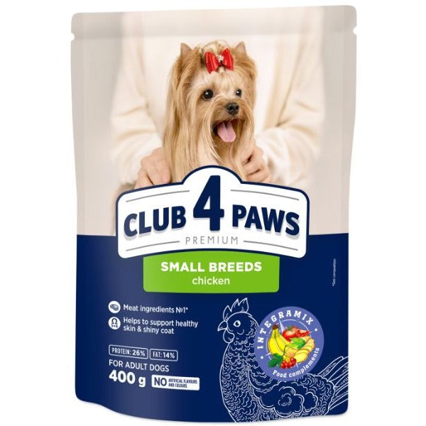 CLUB 4 PAWS PREMIUM for adult dogs SMALL breeds (2kg-500gm)