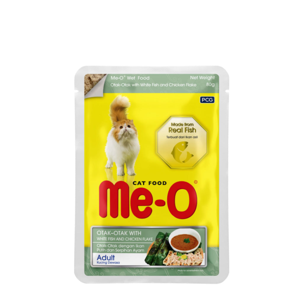 Me-O Adult White Fish & Chicken 80g