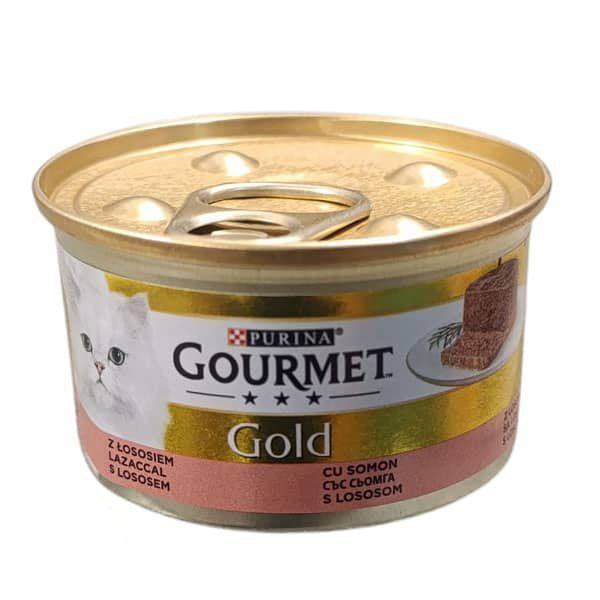 Purina Gourmet Gold Pate wih Salmon for cats 85g