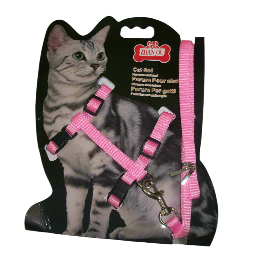 Zhan OU Butterfly-shaped Collar and Leash for Cats