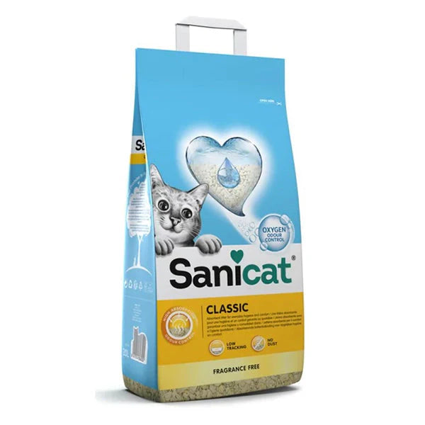 SaniCat Litter Classic Fragrance Free Non Clumping  10L/20L