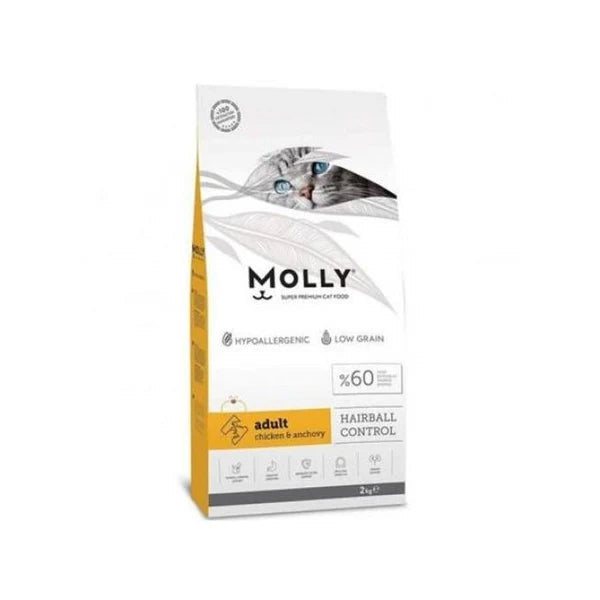 Molly HAIRBALL CONTROL Adult Chicken & Anchovy (2kg)