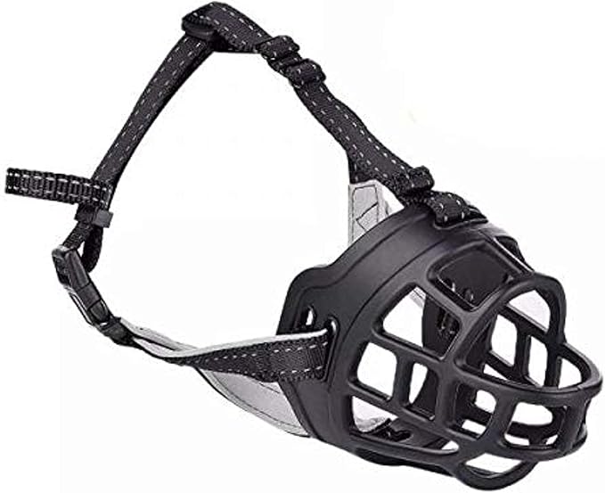 Soft silicone dog mask