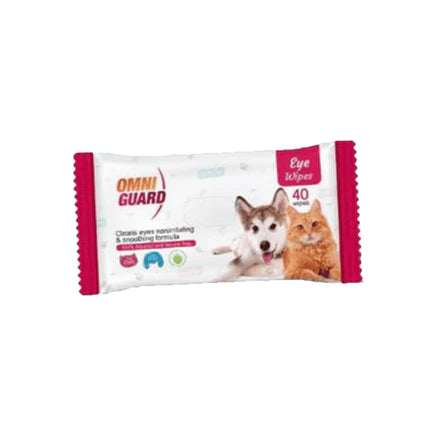 Omni Guard Eye Cleaning Pet  Wipes 40pcs