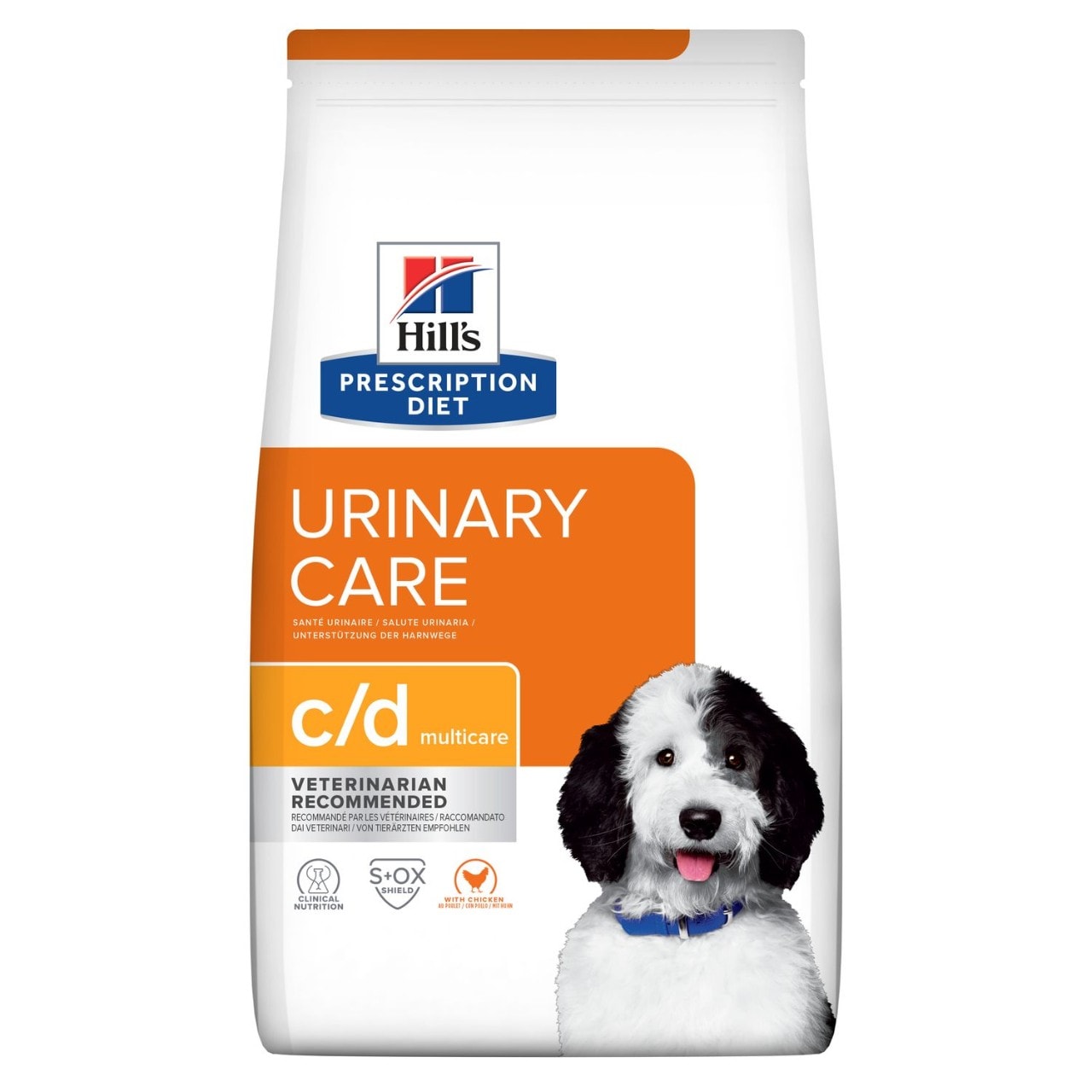 Hill's Urinary Care c/d Multicare Dry Dog Food with Chicken Bag (1.5kg/4kg)