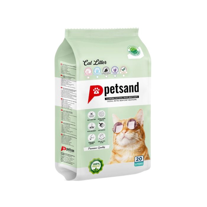 Petsand Clumping  Cat Litter – Baby Powder Scent (20L)
