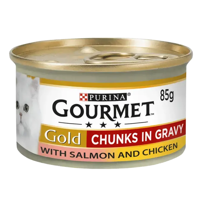 Purina Gourmet Gold Salmon and Chicken 85g