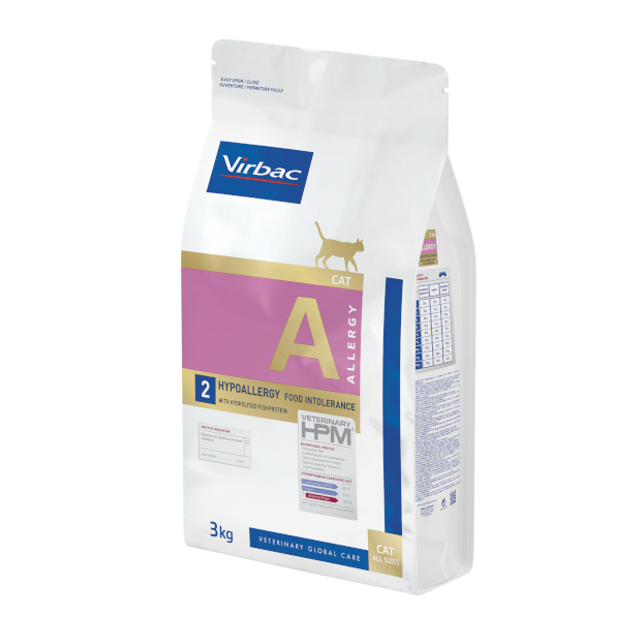 Virbac Cat Hypoallergy A2 - Cat Food (3kg)