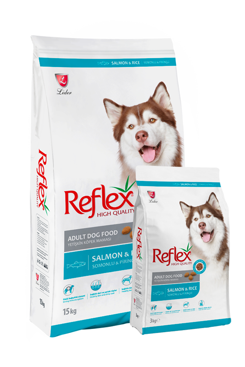 Reflex Adult Dog Food with Salmon and Rice (3kg/15kg)