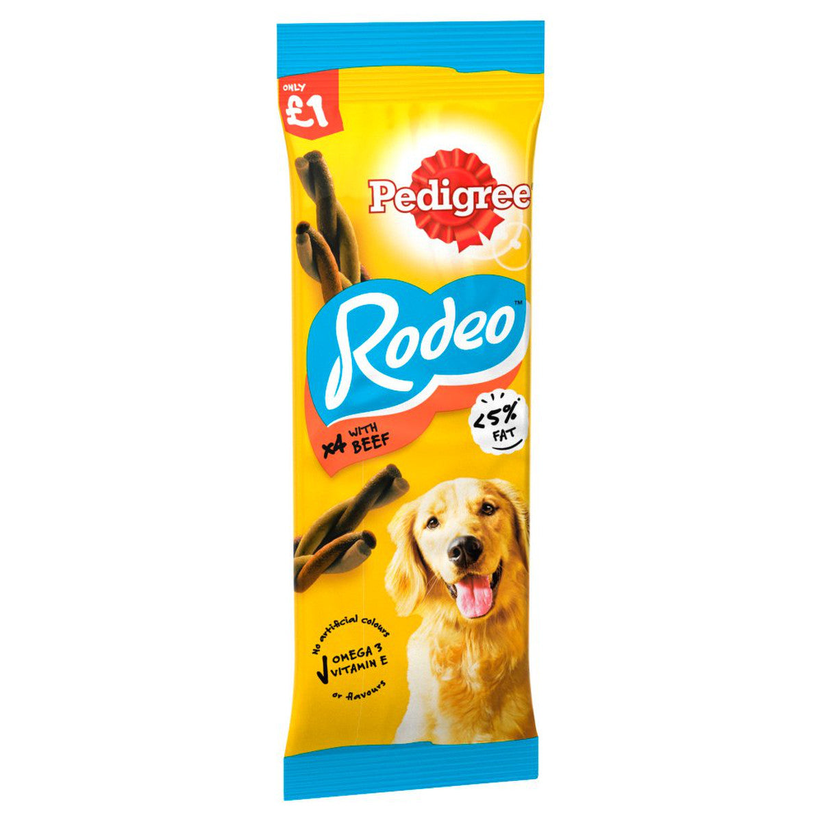 Pedigree Beef Rodeo Dog Treats - 4 Pack