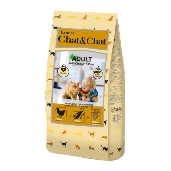 Expert Chat & Chat Adult Cat With Chicken & Peas (900g/14kg)
