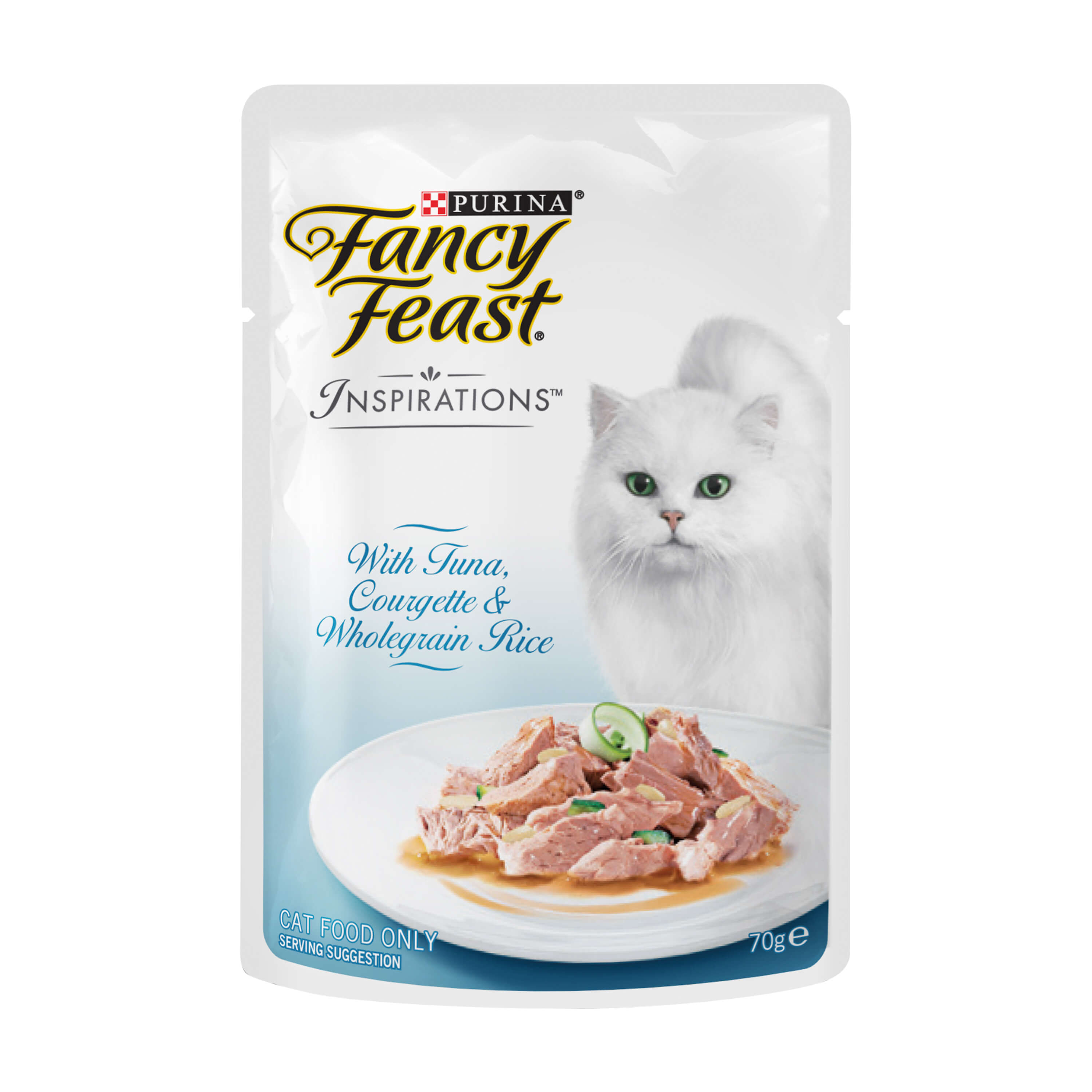 Fancy Feast Inspirations Tuna, Courgette & Wholegrain Rice Wet Cat Food 70g