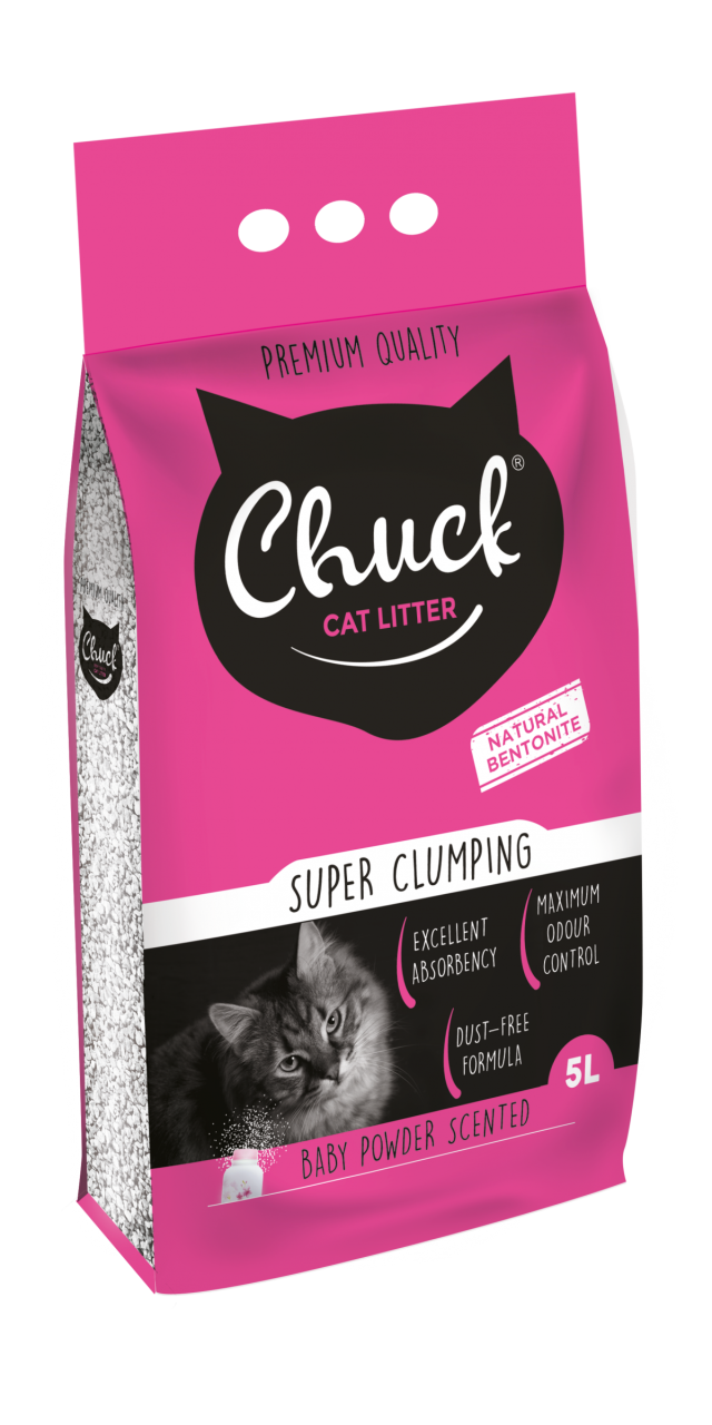 Chuck Cat 5 Litre Baby Powder Scented