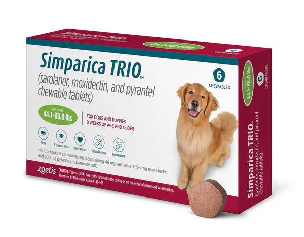 Simparicaa Trio 20 to 40kg (one tablet)