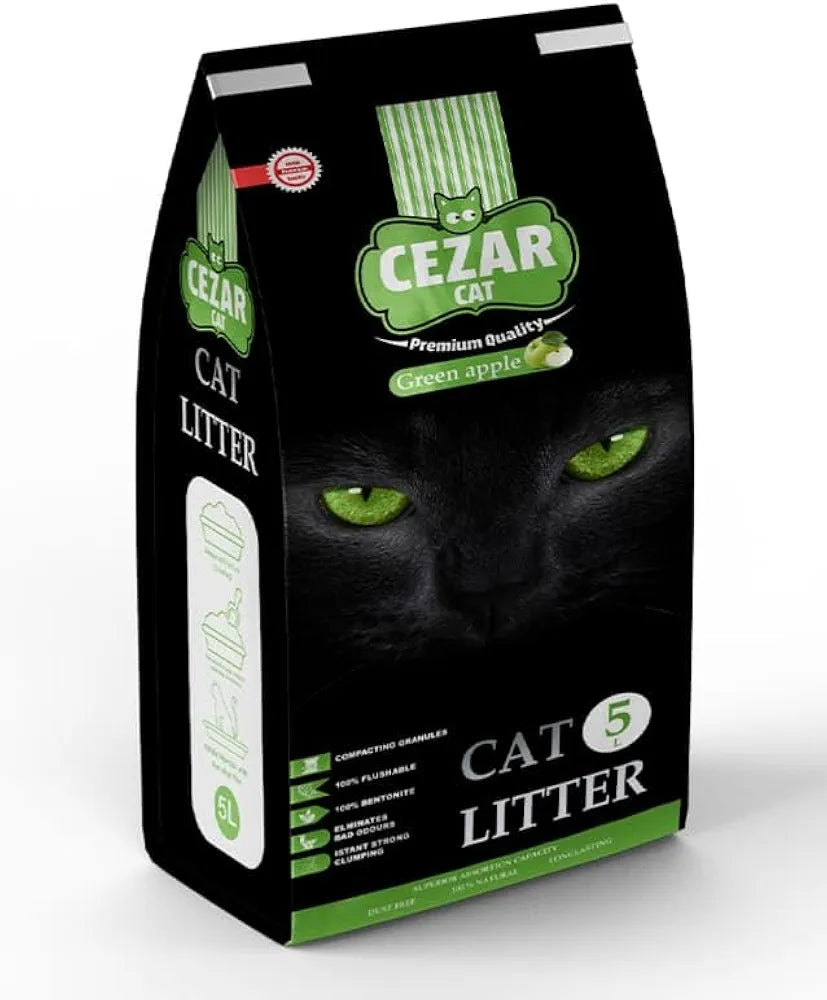 CAESAR Cat Litter Fast Clumping Natural Bentonite 5L scent