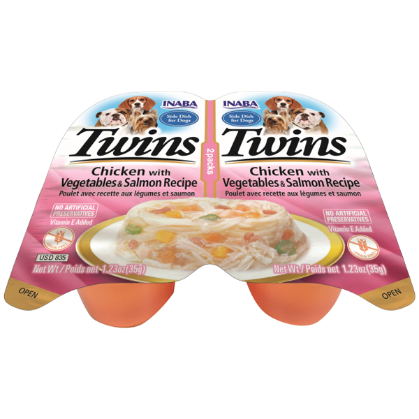 Twins Chicken with Vegetables & Salmon Recipe