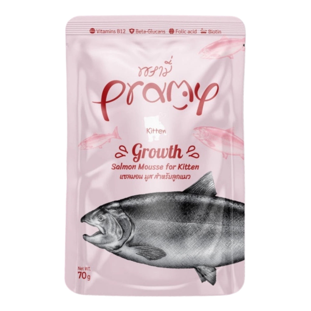 Pramy  Kiten - Growth Salmon Mousse 70gr