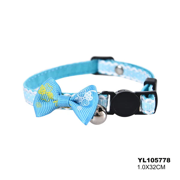 Naomi Cat Collar with Bell YL105778 - Blue